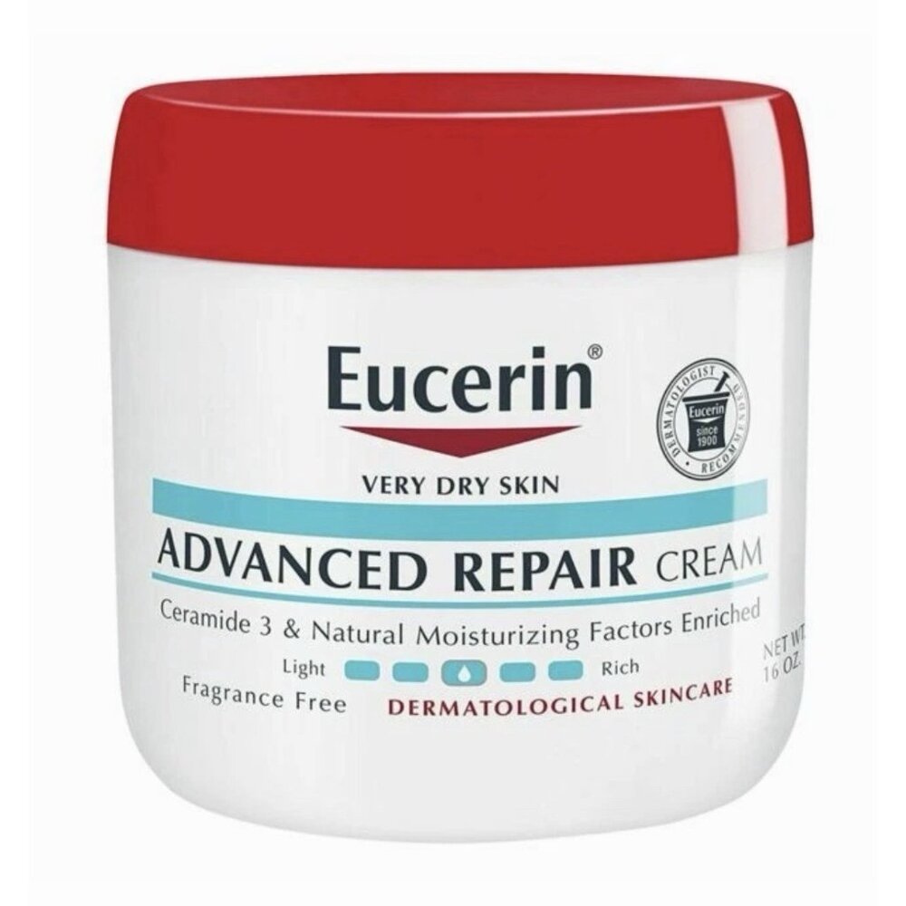 Eucerin Advanced Repair Cream 16 Oz For Very Dry Skin  Dermatological Skincare E